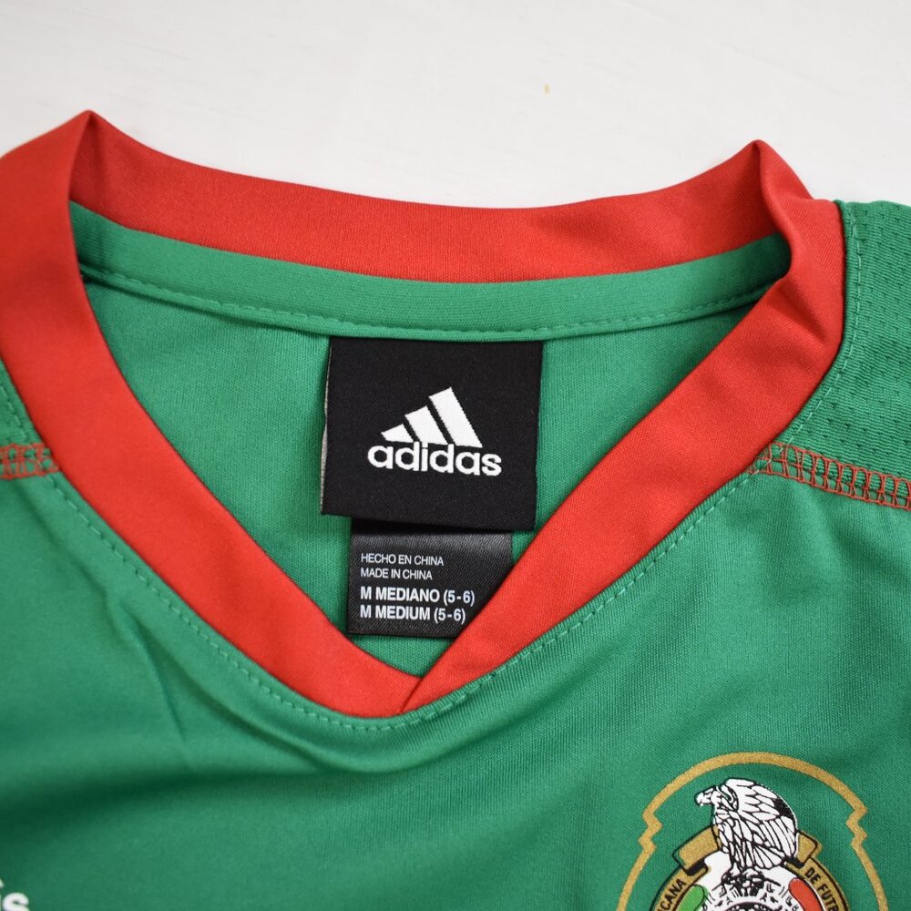 adidas Little Kids Mexico El Tri Selección Futbol Soccer Jersey New M (5-6) - Picture 10 of 11
